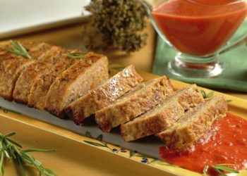 Polpettone con la salsa