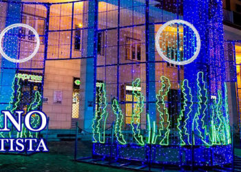 Salerno Luci D’Artista 2021/2022: montaggio luminarie natalizie sul Corso Vittorio Emanuele