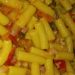 Pasta zucchine pomodorini e pancetta
