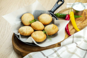 Panzerotto fritto e panzerotto al forno