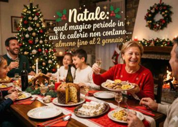 “Natale: quel magico periodo in cui le calorie non contano… almeno fino al 2 gennaio”